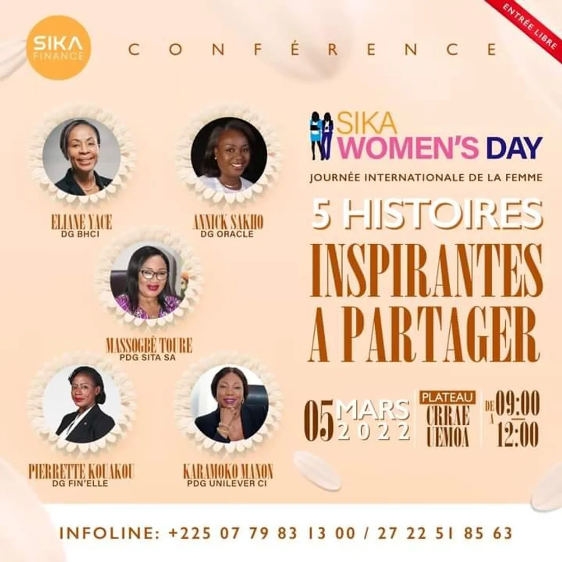 2ème édition du Sika Women’s Day : Cinq parcours inspirants de femmes ivoiriennes 